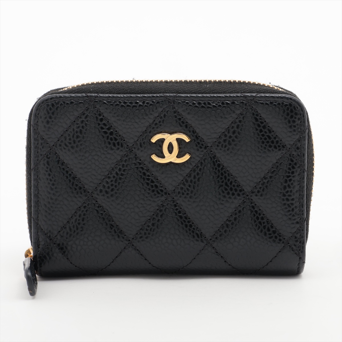 CHANEL シャネル コインケース キャビアスキン レディース 中古