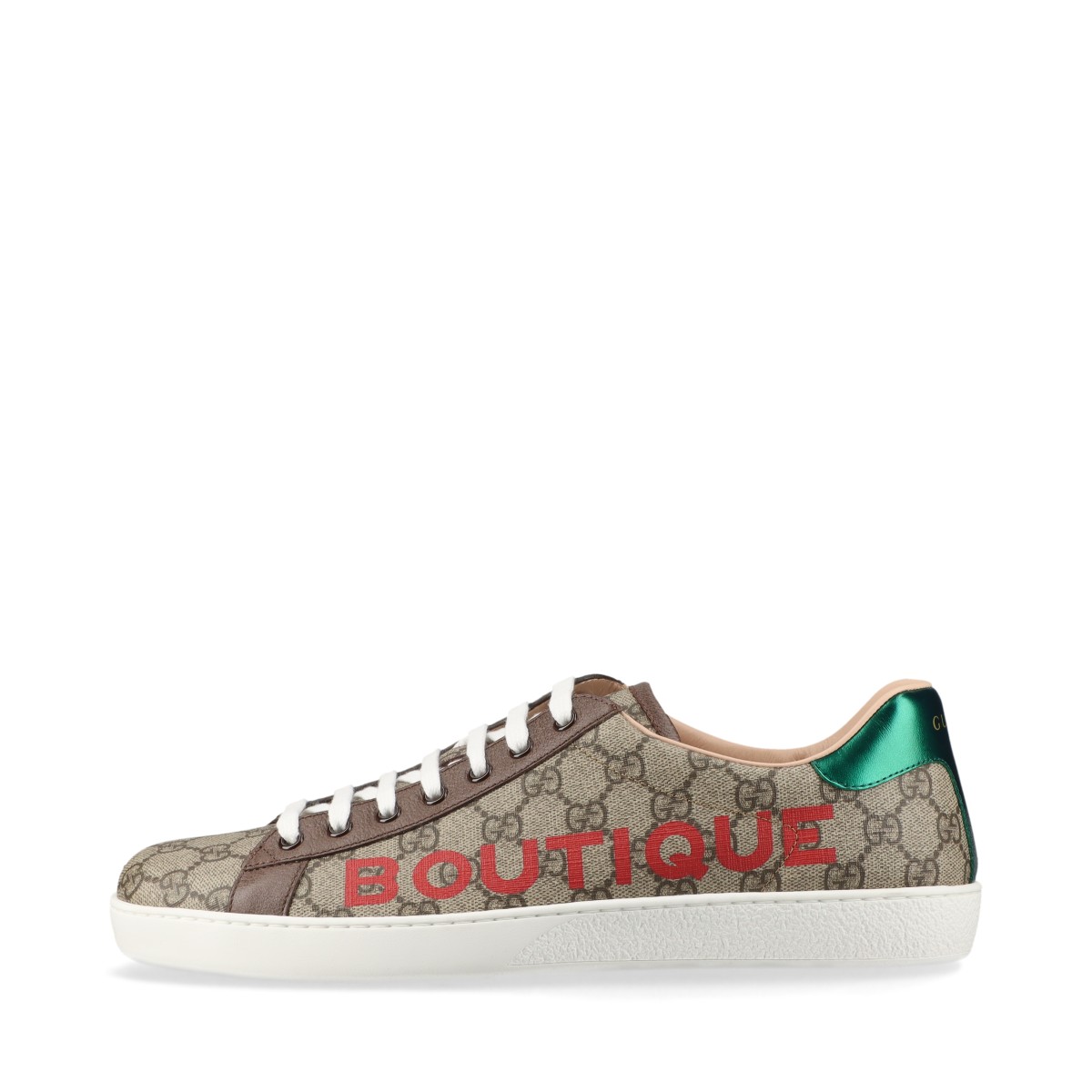 GUCCI グッチ スニーカー 茶系x青x赤 4103625E0128 GUCCI - 美品 グッチ GUCCI スニーカー エース ビー 03-23112208
