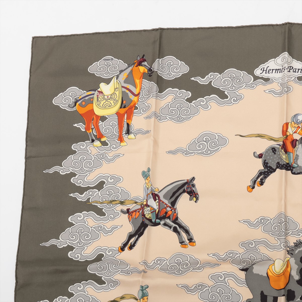 エルメス カレ90 Galop Volant 空飛ぶギャロップ スカーフ