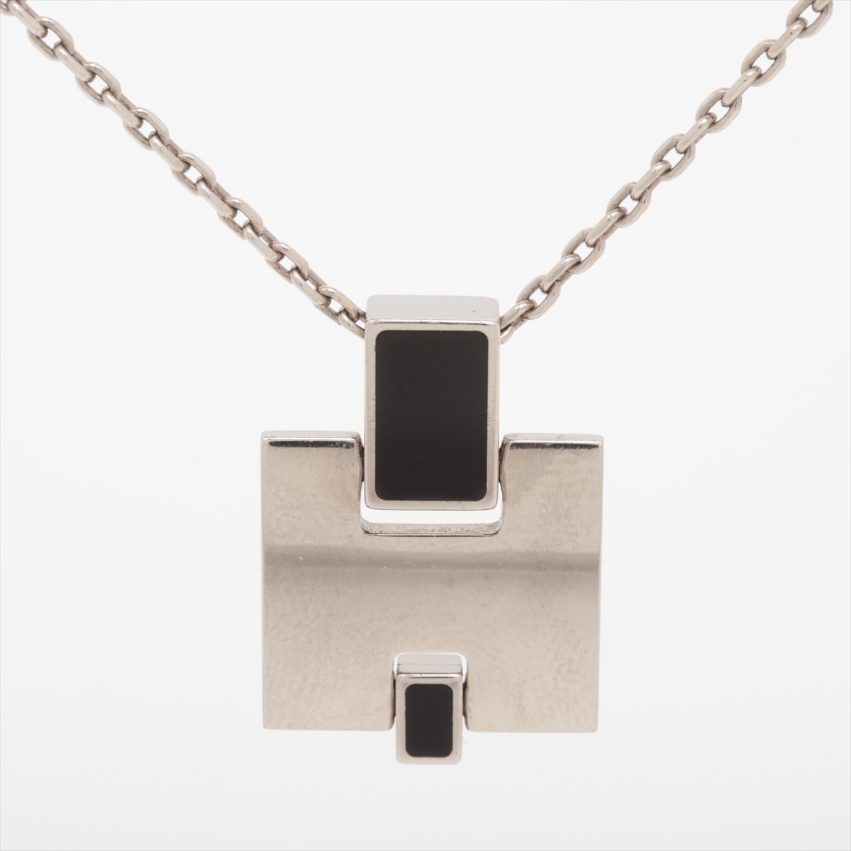 HERMES - HERMES エルメス クロシェットネックレス クロコダイル