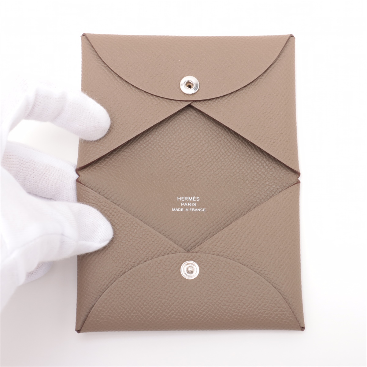 ★ひとつは欲しいエトープ小物★【HERMES】カルヴィカードケース エルメス Hermes HERMES カードケース CALVI カルヴィ レザー