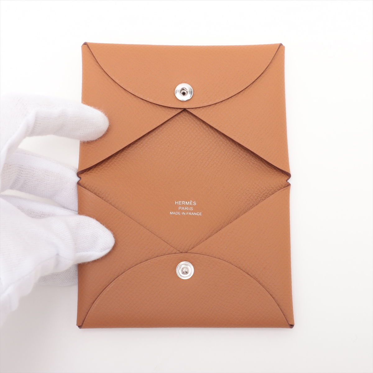 関税込み国内発送 エルメス カルヴィ カードケース べトン HERMES(エルメス) / カルヴィ カードケース/□Nシリアル/レザー
