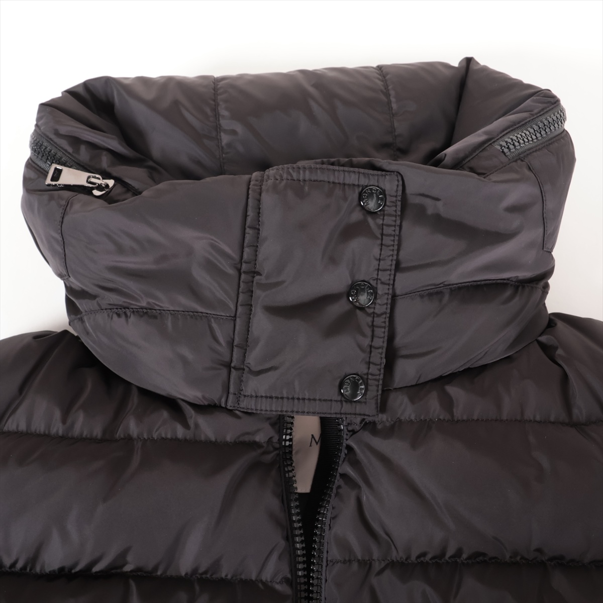 モンクレール　プラメッテ　00 美品 Moncler FLAMMETTE 23 years Nylon Down coat 0 Ladies' Black