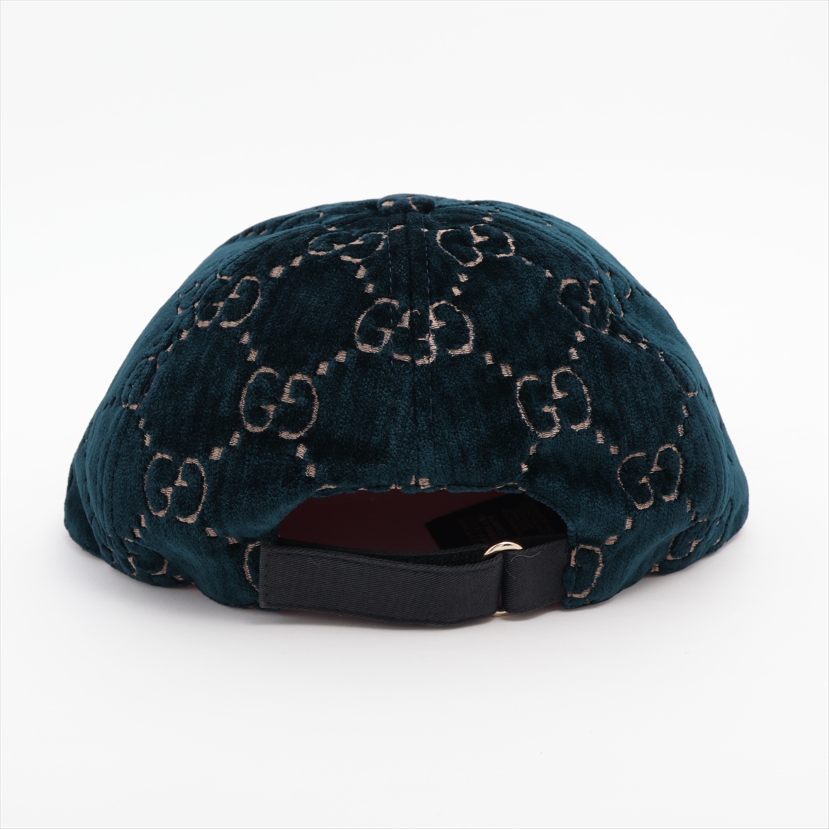 グッチ キャップ L ベロア ネイビー GGベルベット A3756318