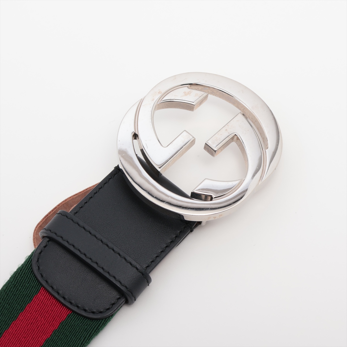 GUCCI(グッチ) / ベルト/レザー/BLK/総柄/メンズ/114984・480199