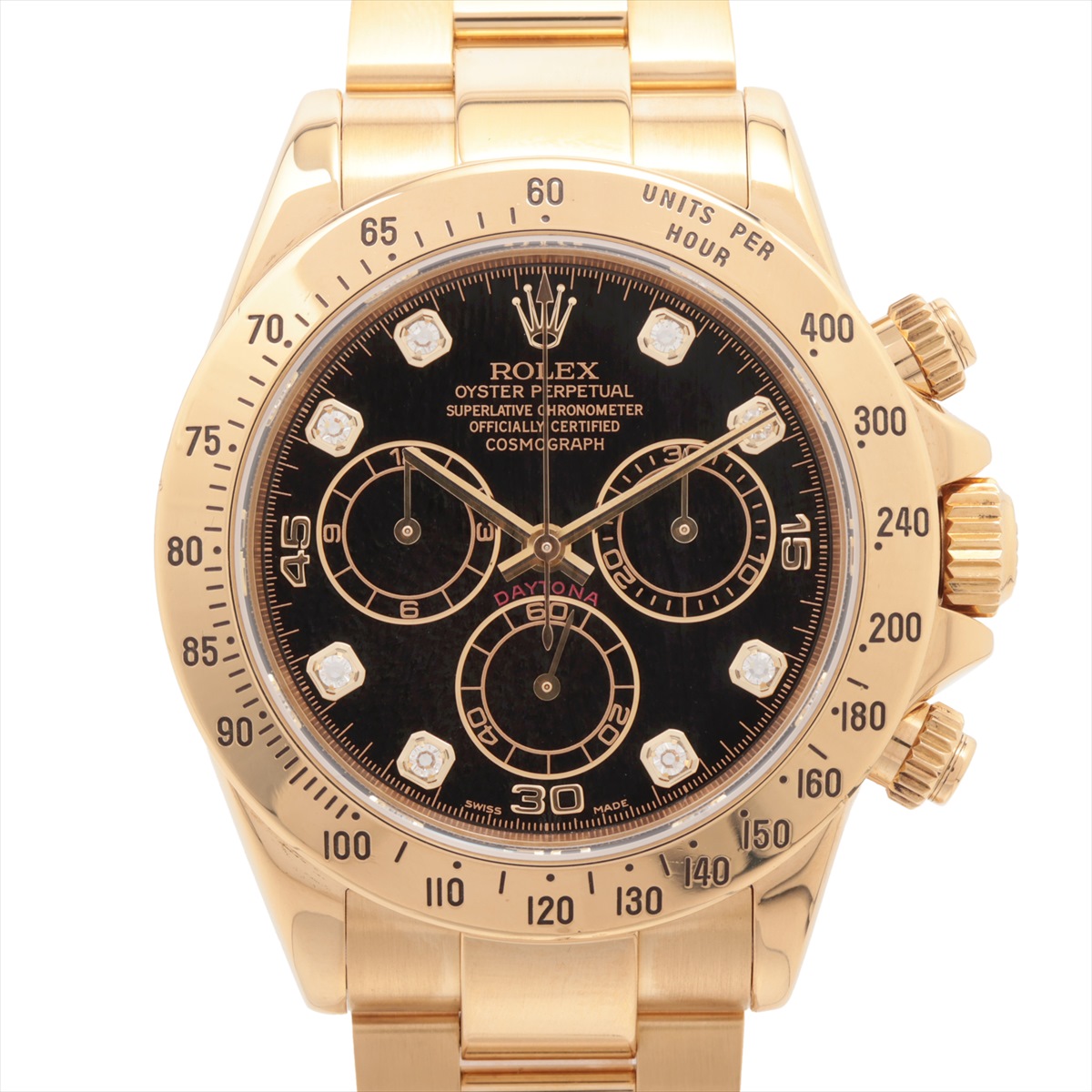 ロレックス デイトナ 116503G SS×YG AT 黒文字盤 A3313489｜中古