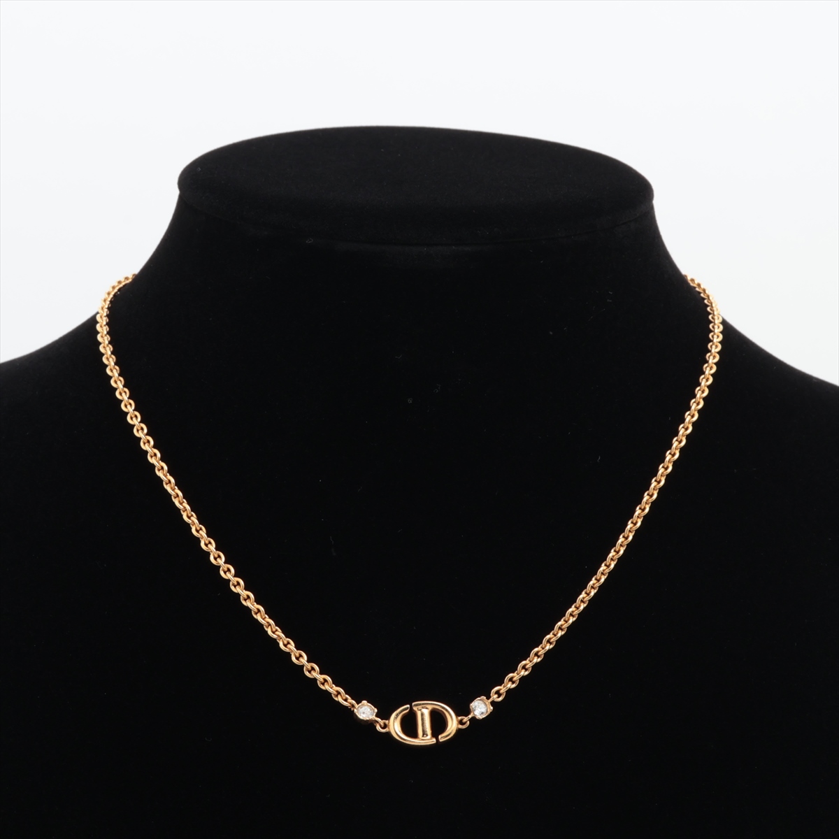 エレガント！【Dior】CD Navy ネックレス ディオール ネックレス DIOR CD NAVY NECKLACE メタル レジン