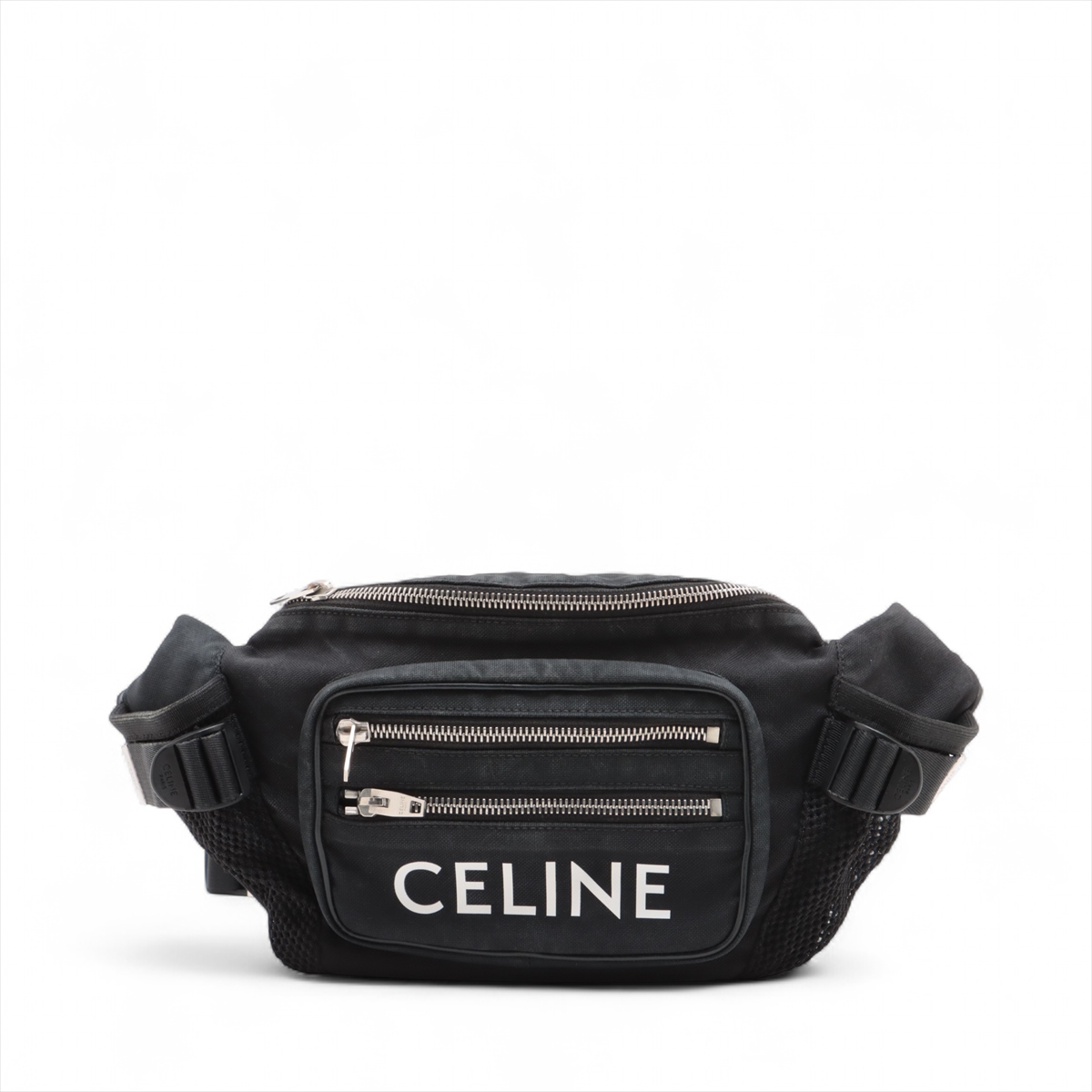 CELINE セリーヌ スエードレザーパッチワーク ウエストポーチ バッグ