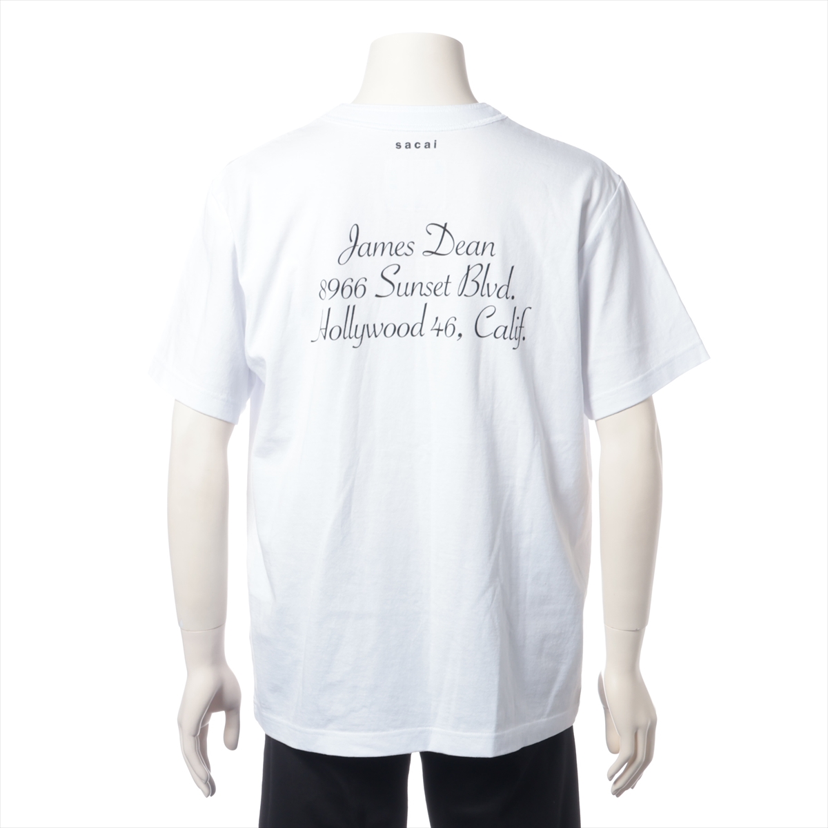 トップス sacai 25SS James Dean Tee WH 3 Sacai 25 years Cotton T-shirt 3 Men's White 25-0920S James