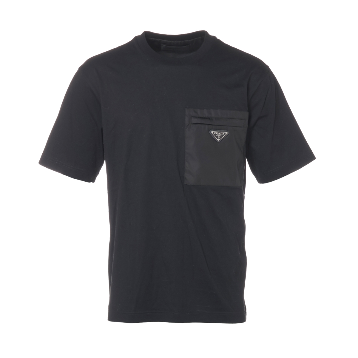 PRADA (プラダ) エンボスロゴ クルーネック スウェット 半袖 T