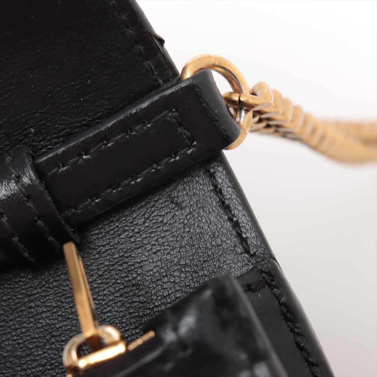 BALENCIAGA 656050 2AANZ 4317 HOURGLASS ショルダーウォレット Balenciaga Hourglass Leather Chain Wallet Black 656050 | eBay
