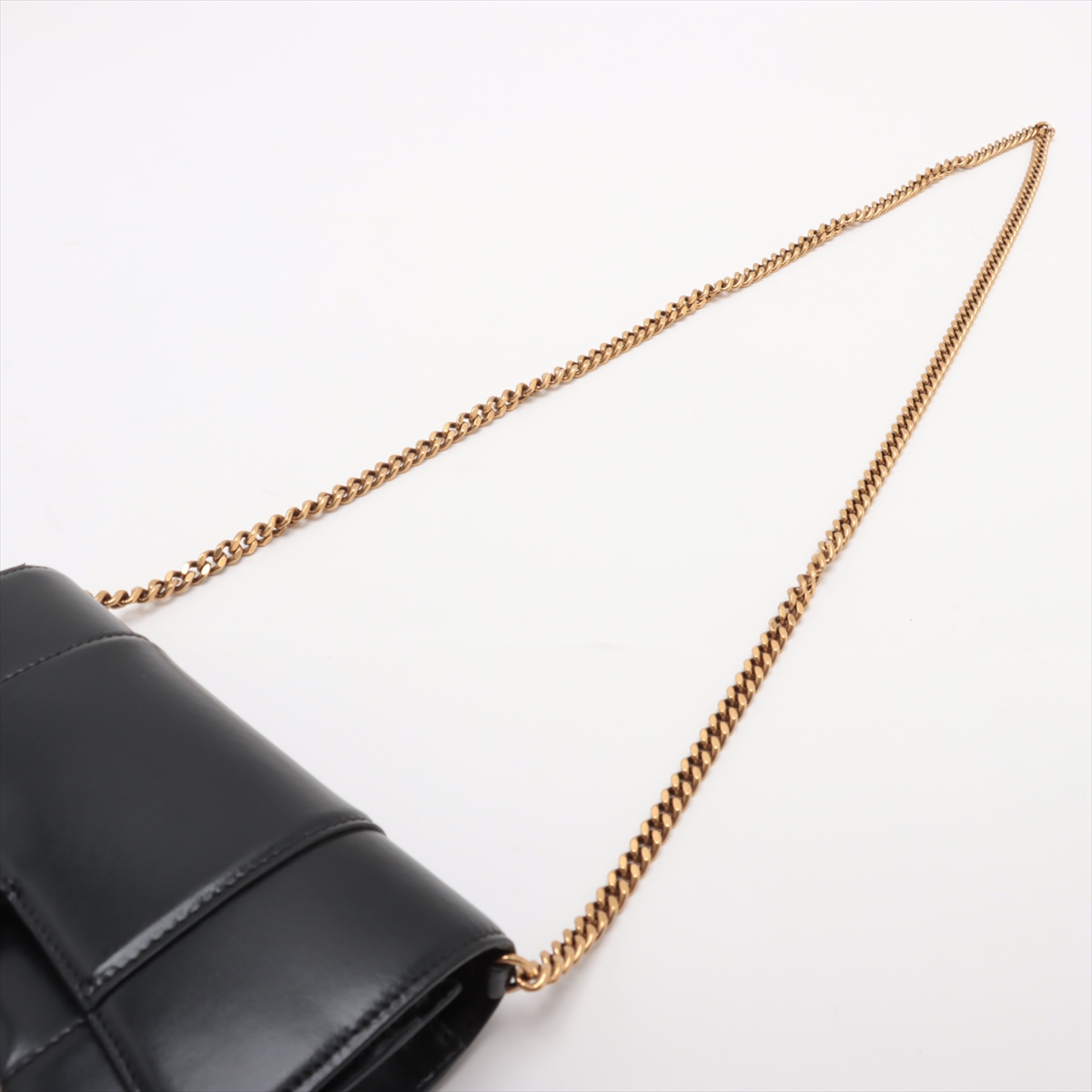 Balenciaga Hourglass Leather Chain Wallet Black 656050 | eBay