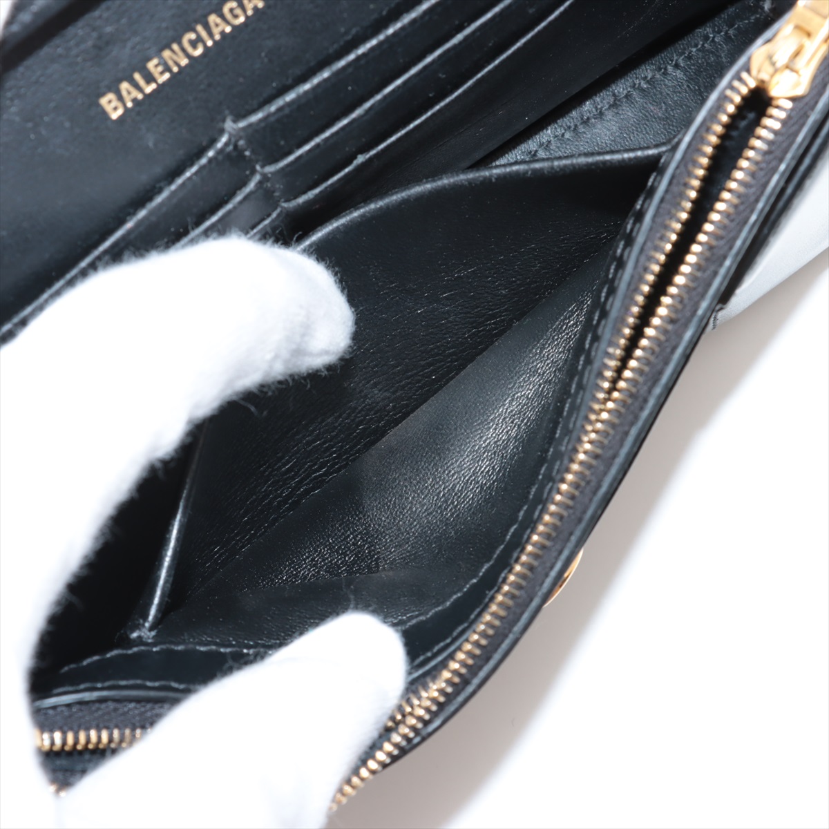 BALENCIAGA 656050 2AAPR 5639 HOURGLASS ショルダーウォレット Balenciaga Hourglass Leather Chain Wallet Black 656050 | eBay