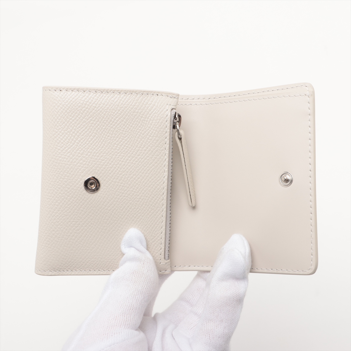 MAISON MARGIELA★素敵！OFF WHITE LEATHER WALLETS Maison Margiela - Maison Margiela Wallets White