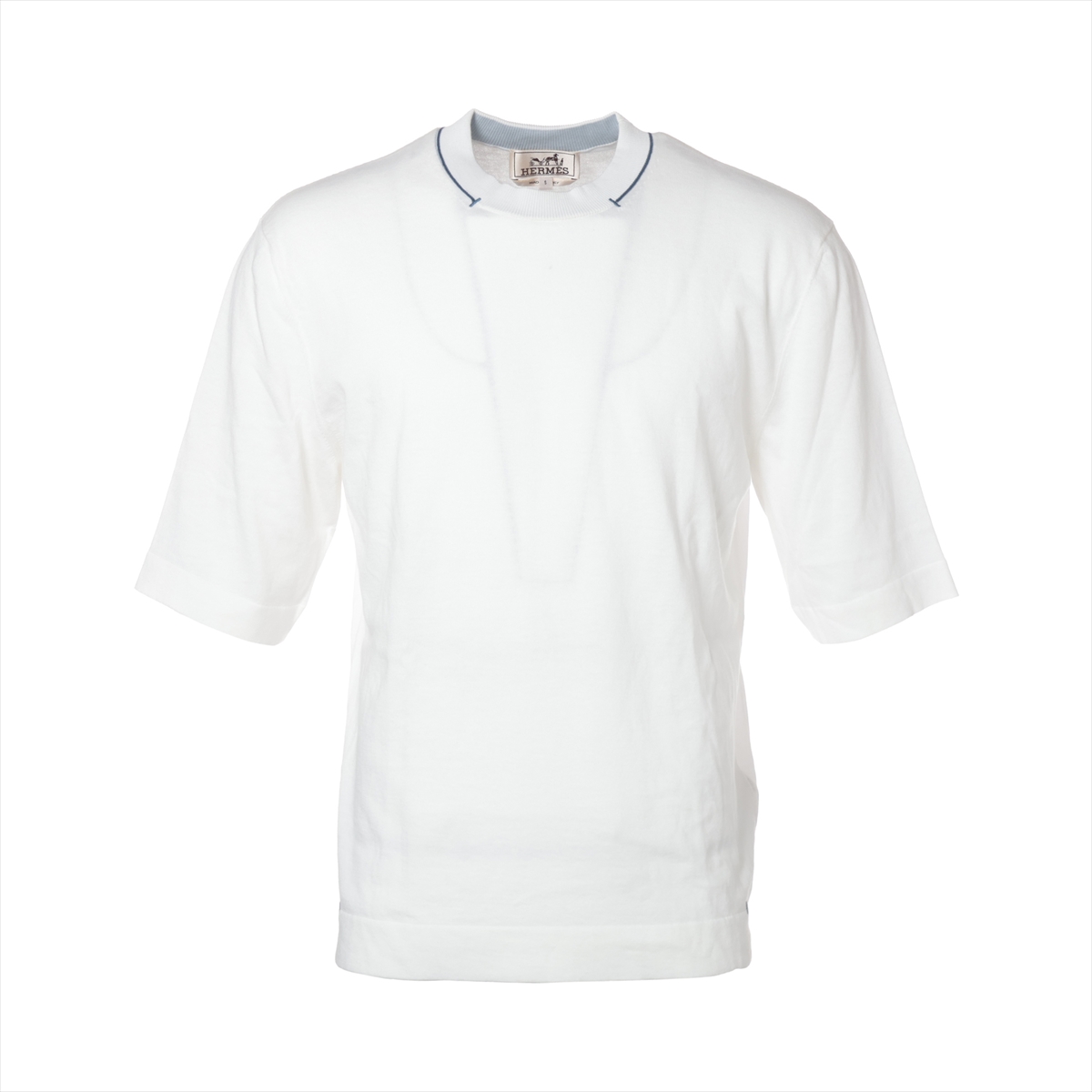 *洗練された大人の装いに*【HERMES】コットンTシャツ エルメス コットン Tシャツ L メンズ ホワイト IMPRIME HERMES