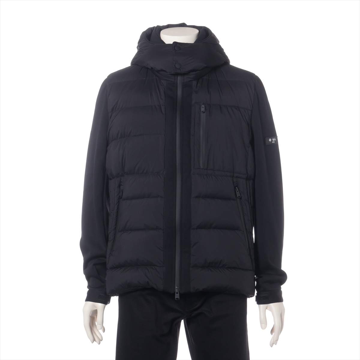 未使用級✨️22AW 定価9万タトラスCOLMAダウンジャケット02袖ニット 22年製！タトラス［COLMA］ダウンジャケット リブニット 女優襟