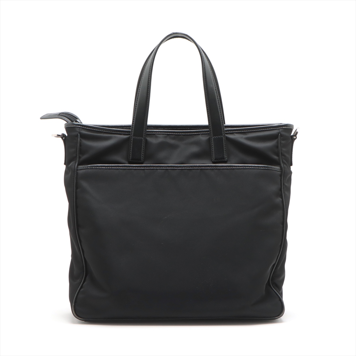 PRADA トートバッグ テスート 三角ロゴ シルバー金具 A4 レザー