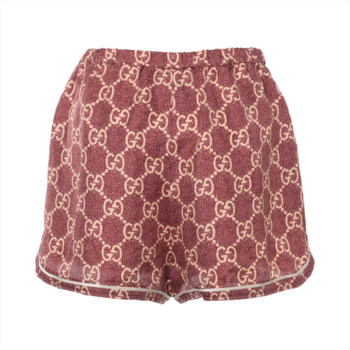 GUCCI グッチ ショートパンツ XS 黄x黒(総柄) 【古着】