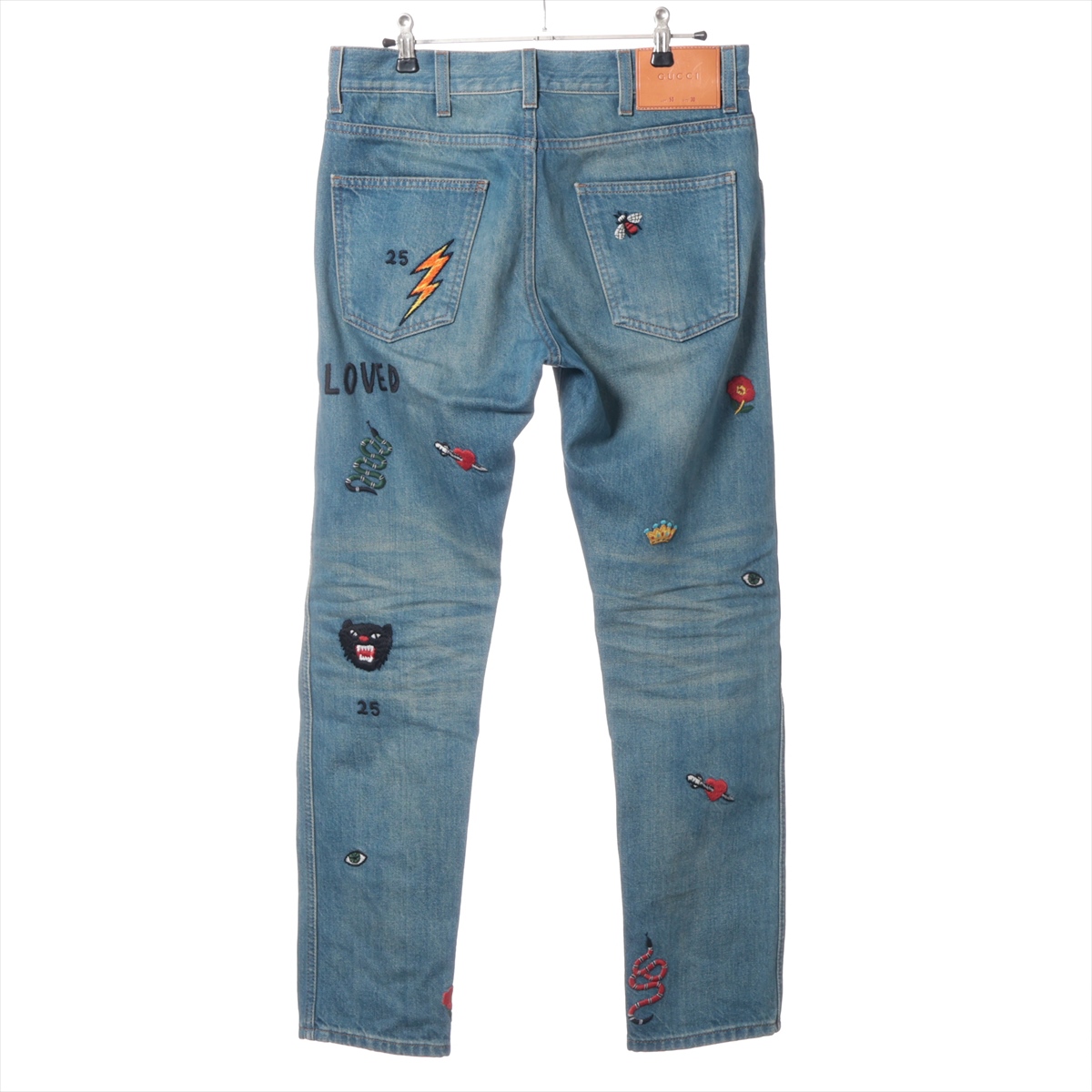 ★SALE★【送料関税無料】GUCCI レーザー デニム パンツ レーザー デニム ショートパンツブルー | GUCCI公式