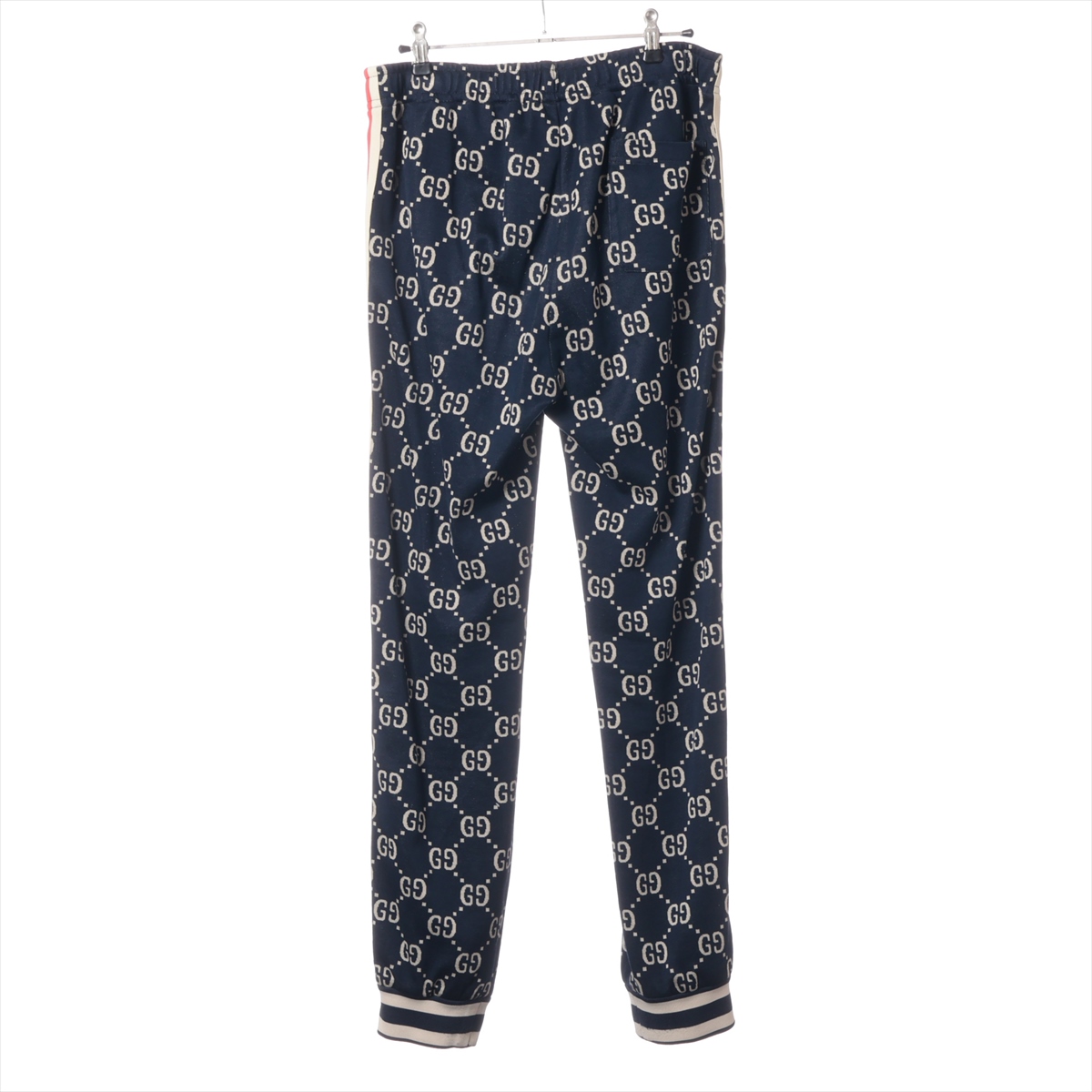 GUCCI ロゴパンツ　スラックス　総柄 グッチ GGジャカード 18AW コットン トラックパンツ S メンズ