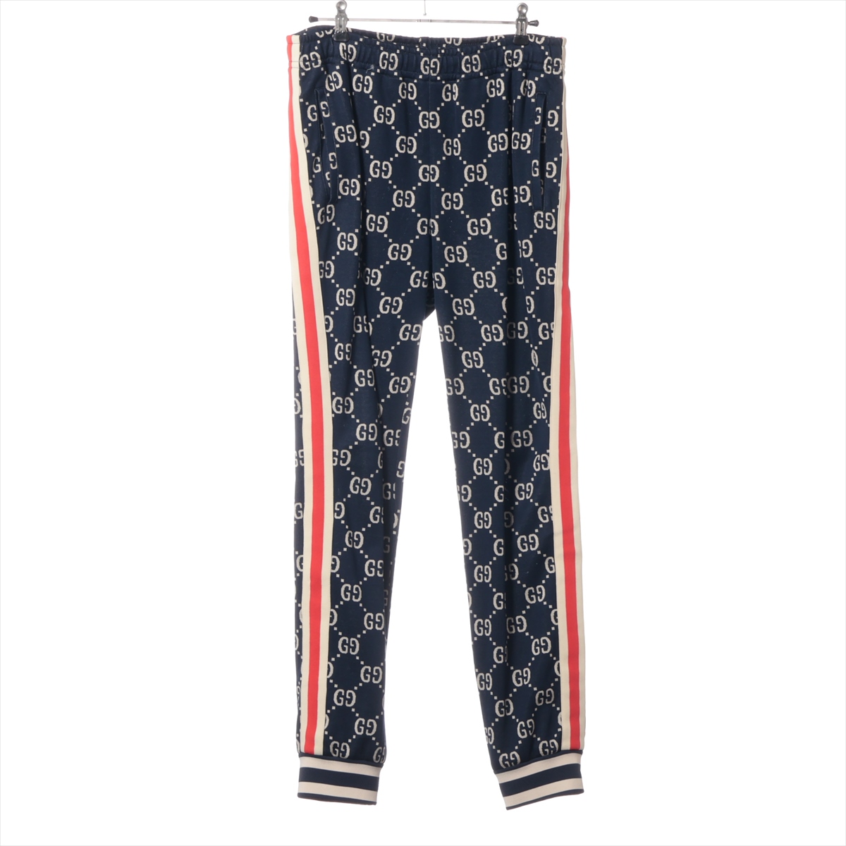 【美品】GUCCI GGコットンジャージセットダークブルー&グレー GGコットンジャージー ジャケットダークブルー＆グレー | GUCCI公式