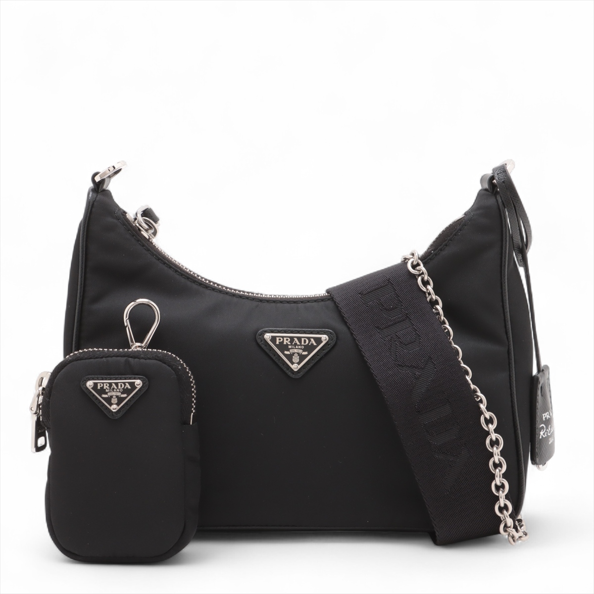 美品✨プラダ テスートナイロン ショルダーバッグ 三角ロゴ