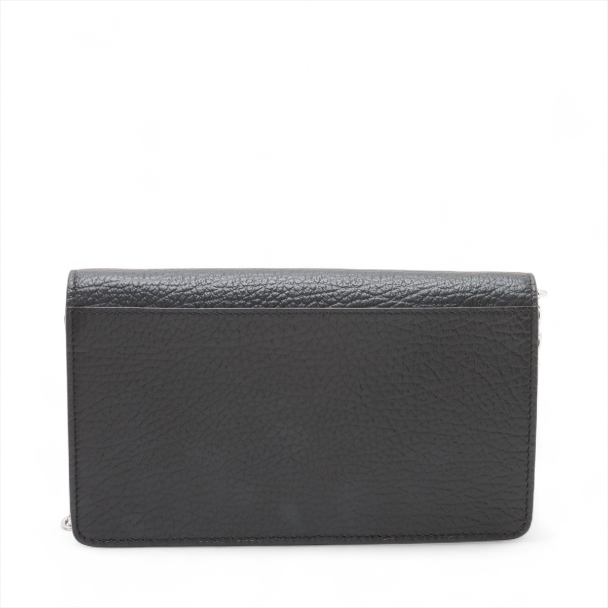 Maison Margiela 4 stitches Leather Chain Wallet Black | eBay