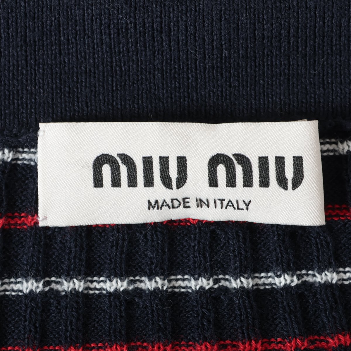 洗練されたデザイン*miumiu*クロップドコットンカーディガン MiuMiu＊Cotton knit cardigan コットン カーディガン＊送料込