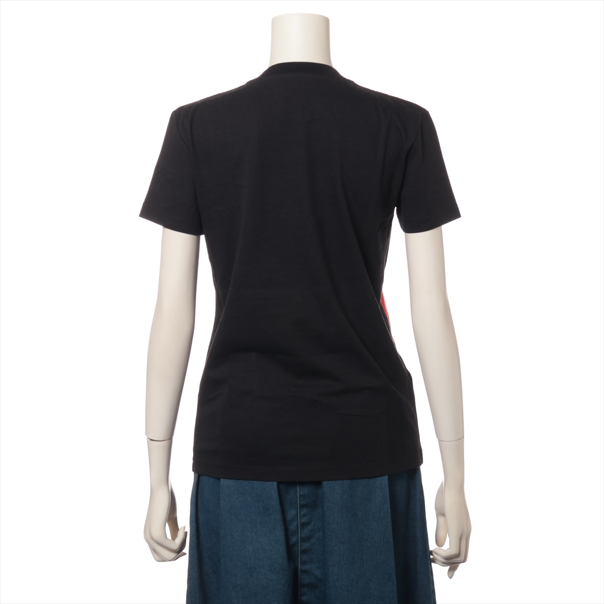 ミュウミュウ 17年 コットン Tシャツ XS レディース ブラック