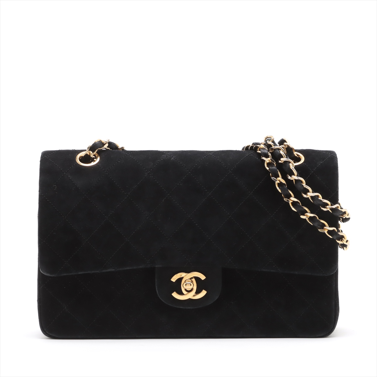 CHANEL★シャネル マトラッセショルダーバッグ スエードAランク シャネル マトラッセ スエード ショルダーバッグ｜オファー購入