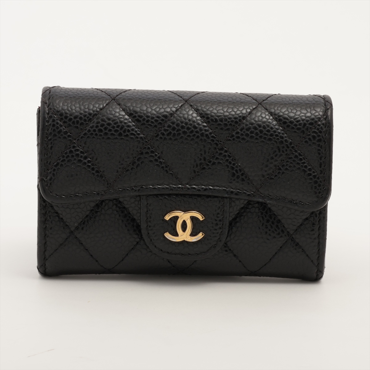 CHANEL コインケース 黒 レザー　本物 楽天市場】シャネル コインケース カードケース キャビアスキン
