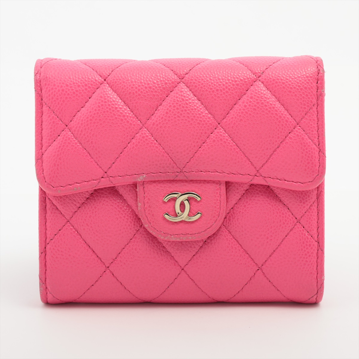CHANEL カメリア　ピンクウォレット 楽天市場】CHANEL(シャネル) カメリア エンボス スモール