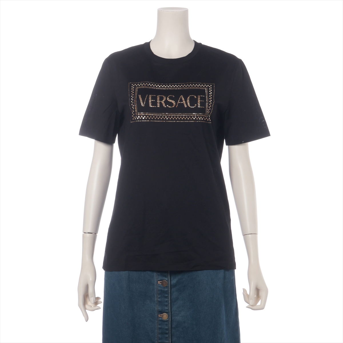 ヴェルサーチジーンズクチュール コットン Tシャツ IT38