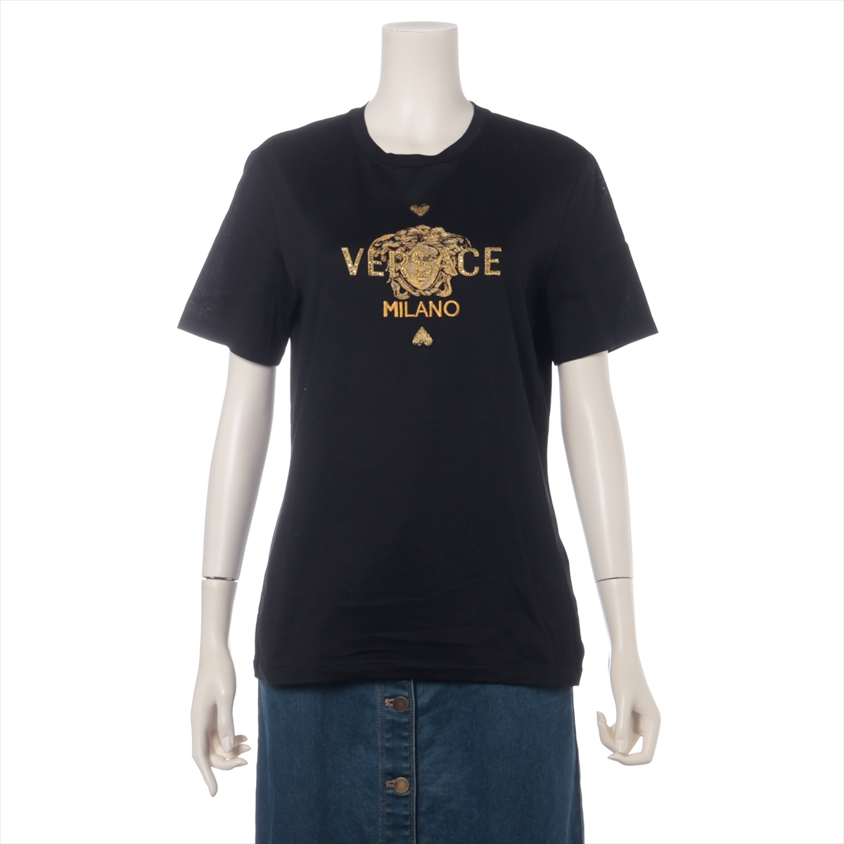 ヴェルサーチジーンズクチュール コットン Tシャツ IT38