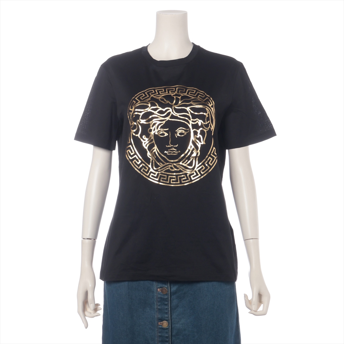 ヴェルサーチジーンズクチュール コットン Tシャツ IT38