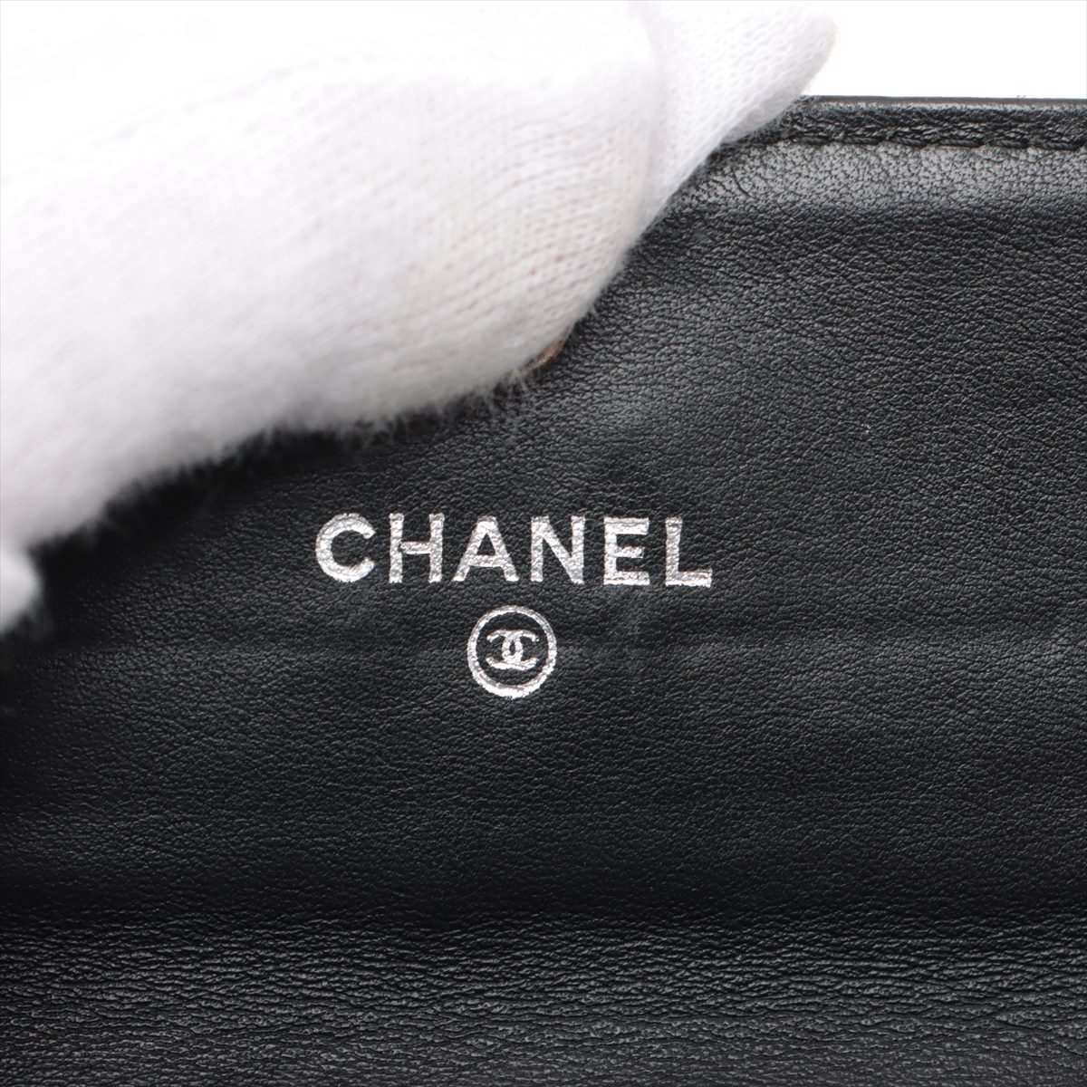 【訳あり】CHANEL(シャネル) キルティング パテントレザー カードケース シャネル マトラッセ パテントレザー カードケース ブラック
