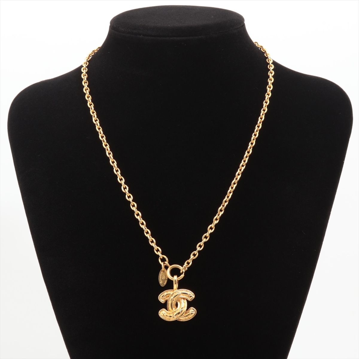 CHANEL シャネル サークルココ 3848 ネックレス GP ゴールド