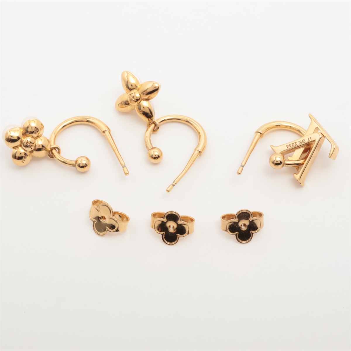 楽天市場】【22金ピアス】片耳販売22金0.05ctダイヤ爪留セカンド