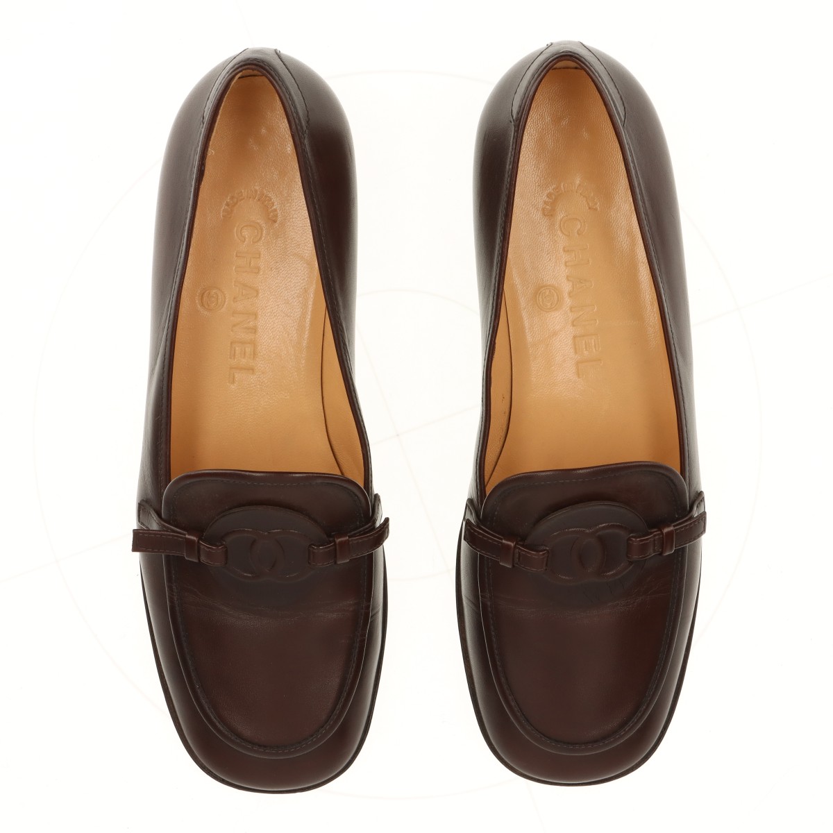 【SALE／60%OFF】 シャネル ココマーク レザー ローファー 36C レディース 靴