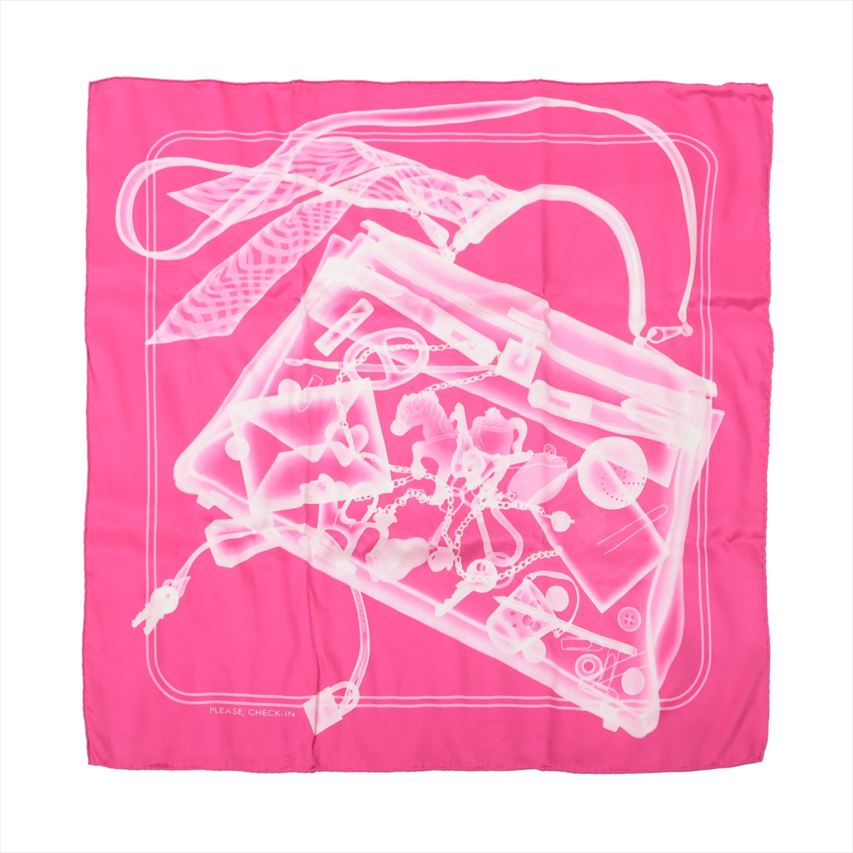 HERMES】エルメス『カレ55 王者の虎』レディース スカーフ 1週間