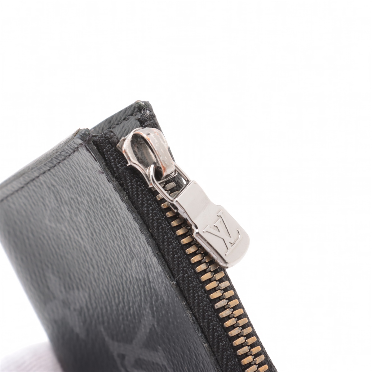 正規品 RFID ルイヴィトン モノグラム エクリプス ポルトモネ
