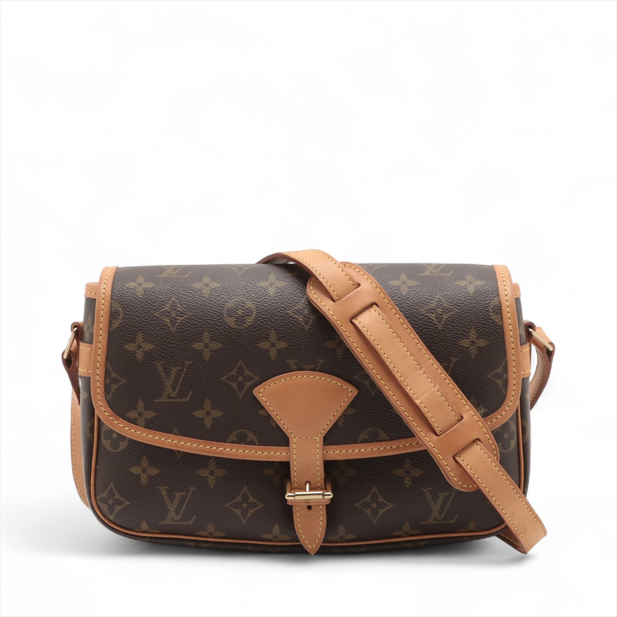 LOUIS VUITTON◆ミュゼット・タンゴ_モノグラム・キャンバス_ショートショルダー_BRW/PVC/BRW/総柄 LOUIS VUITTON◇ミュゼット・タンゴ_モノグラム・キャンバス_ロング
