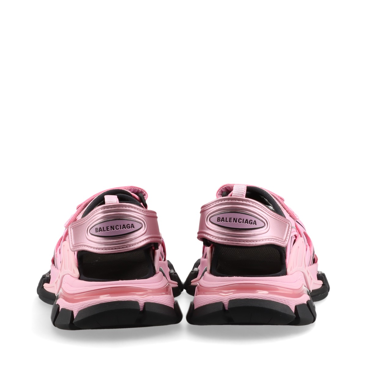 関税込【BALENCIAGA】トラックサンダル Pink バレンシアガ トラック フェイクレザー サンダル EU38