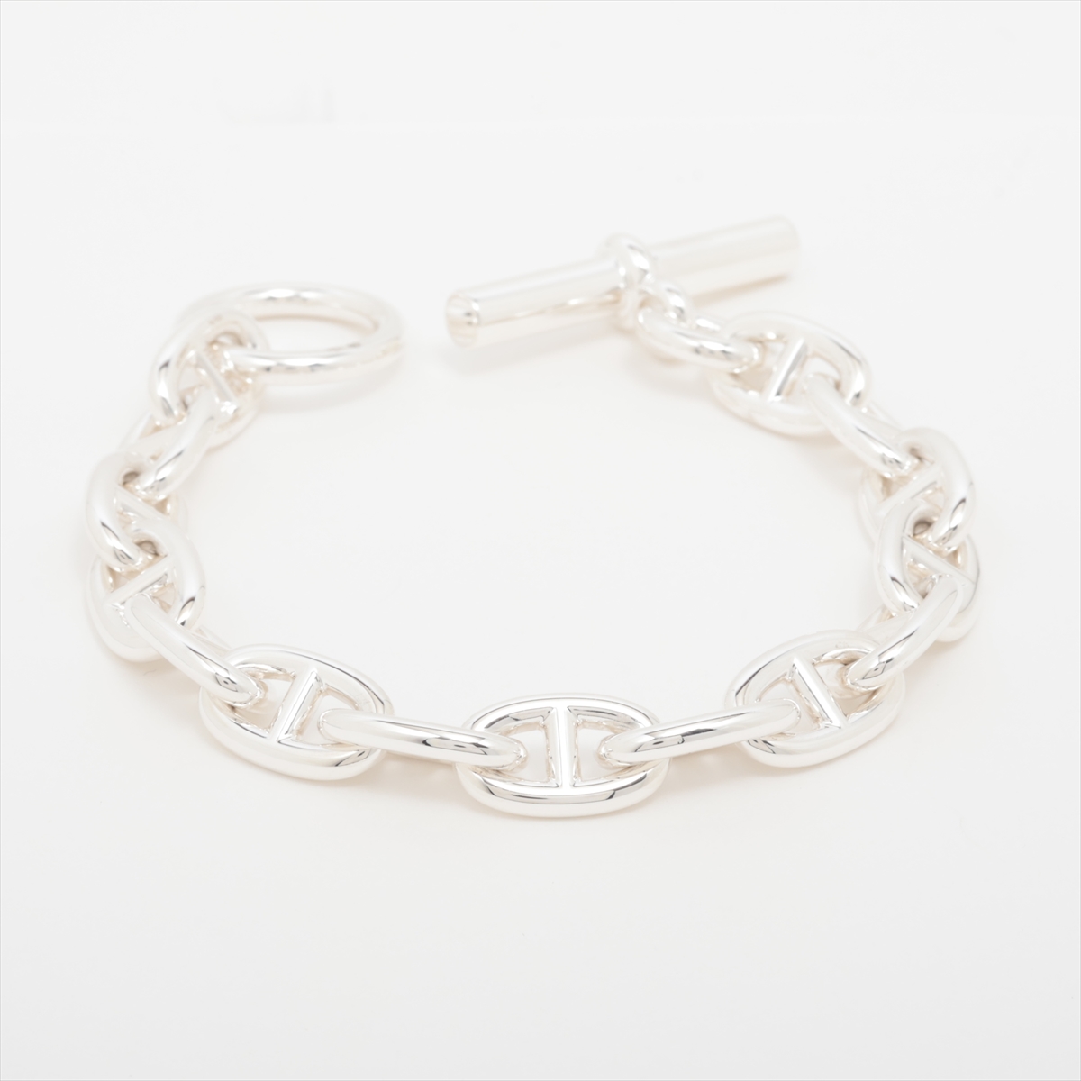 HERMES エルメス ブレスレット シェーヌダンクルMM 15コマ 925