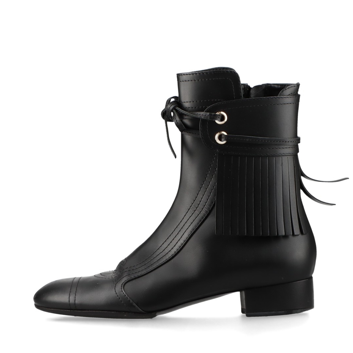 CHANEL logo boots 37.5 unused | eBay