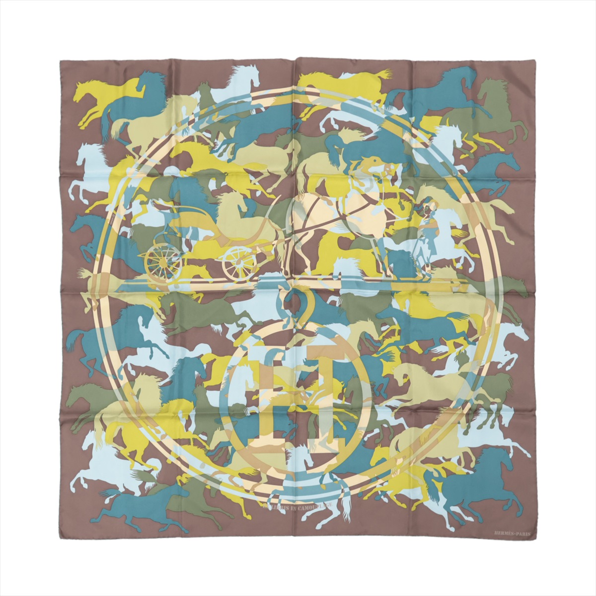 楽天市場】HERMES エルメス カレ70 Balade en Berline Bandana