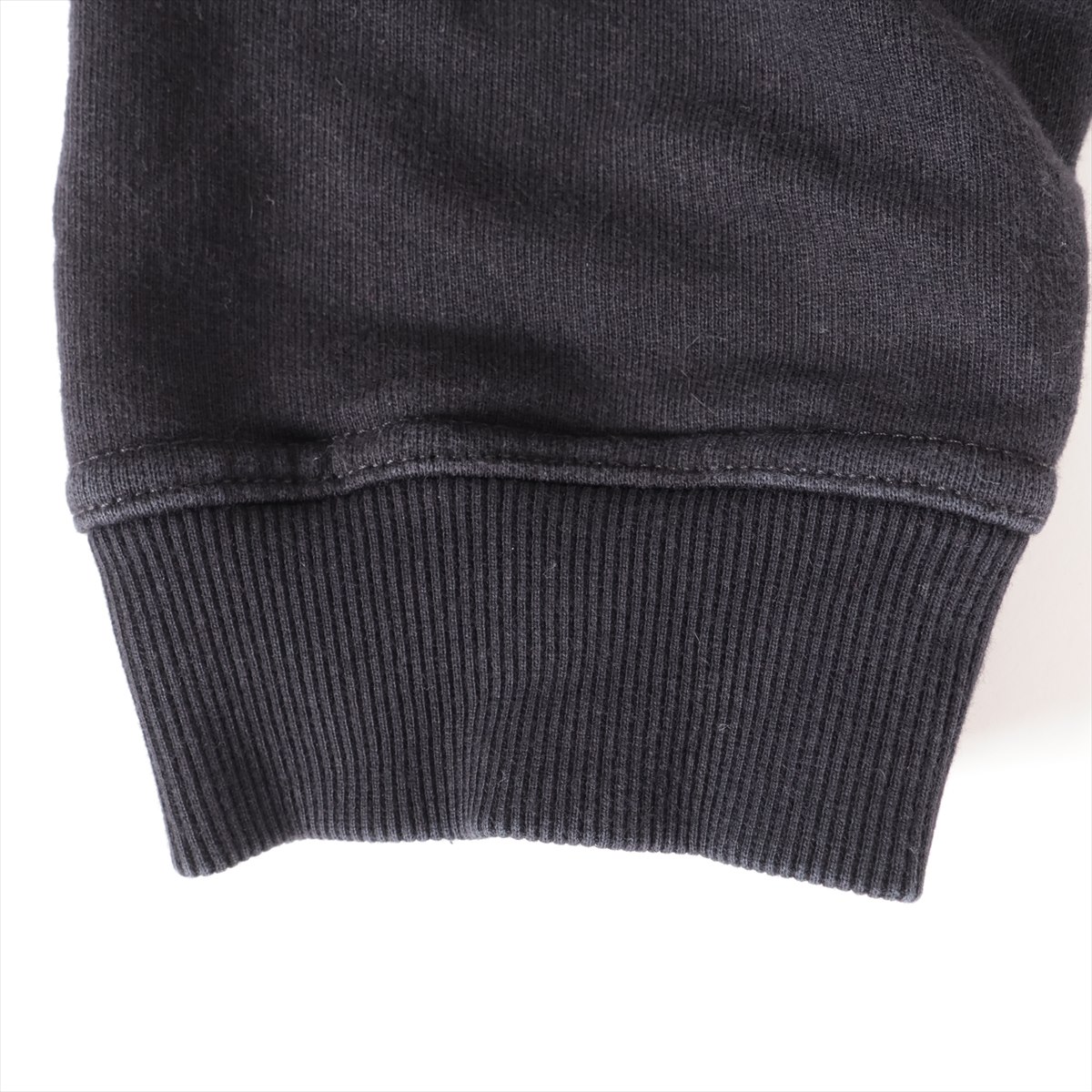 ◆Maison Margiela◆ 長袖コットンパーカー ブラック Maison Margiela(メゾンマルジェラ) カレンダーグラフィック