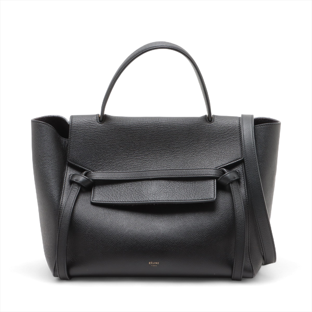 CELINE 2WAY ベルトバッグ ミニ グレージュ セリーヌ ベルトバッグ ミニ レザー 2WAYハンドバッグ グレー