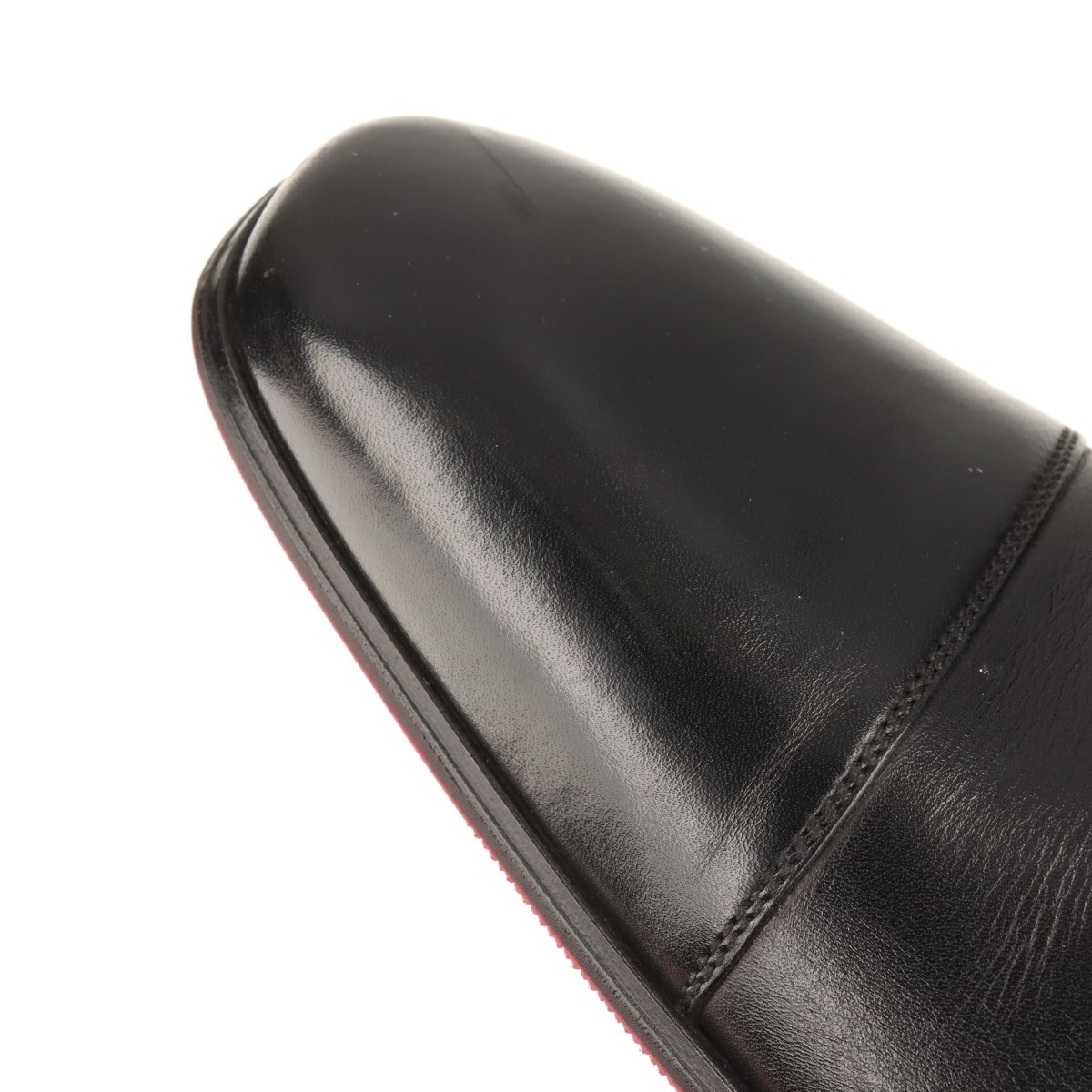 未使用美品✨ルブタン　スパイクエナメルレザーシューズ　黒　37 1/2 未使用美品✨ルブタン スパイクエナメルレザーシューズ 黒 37 1/2