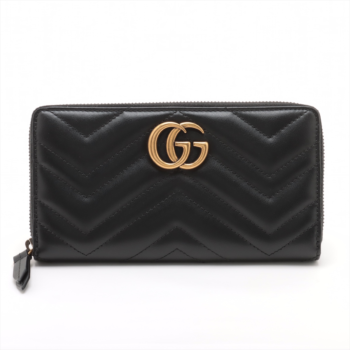 グッチ GGエンボス 625558 レザー ラウンドジップウォレット